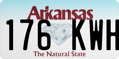 AR license plate 176KWH