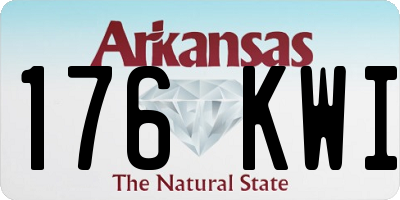AR license plate 176KWI