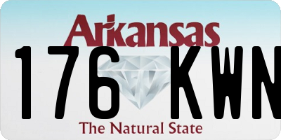 AR license plate 176KWN