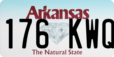 AR license plate 176KWQ