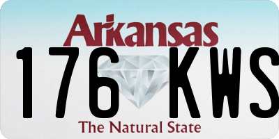 AR license plate 176KWS