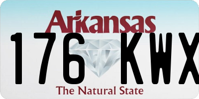 AR license plate 176KWX