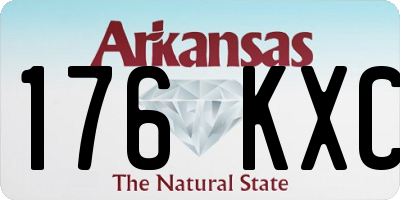 AR license plate 176KXC