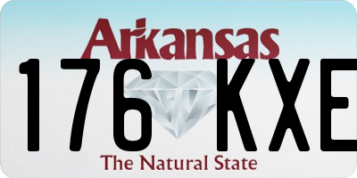 AR license plate 176KXE
