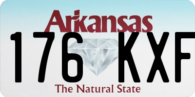AR license plate 176KXF