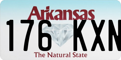 AR license plate 176KXN