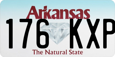 AR license plate 176KXP