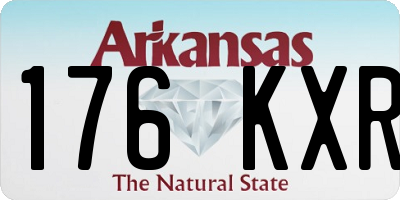 AR license plate 176KXR