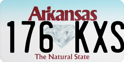 AR license plate 176KXS