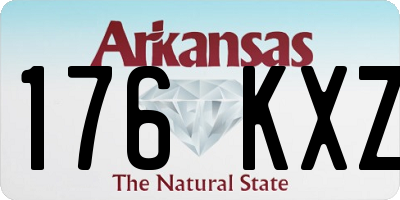 AR license plate 176KXZ