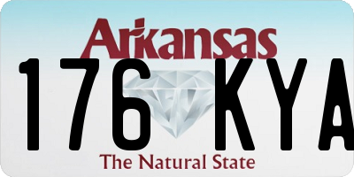 AR license plate 176KYA