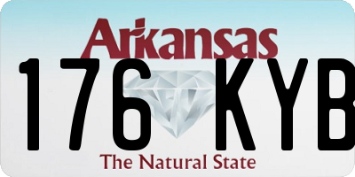 AR license plate 176KYB