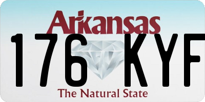 AR license plate 176KYF