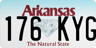 AR license plate 176KYG