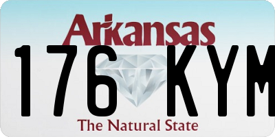 AR license plate 176KYM