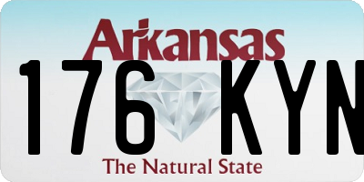 AR license plate 176KYN