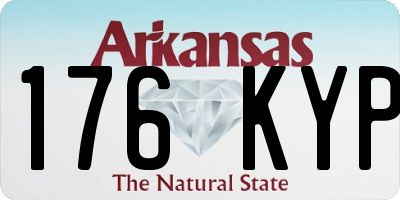 AR license plate 176KYP