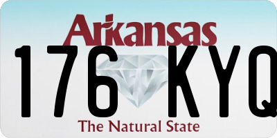 AR license plate 176KYQ
