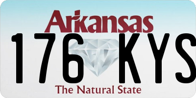 AR license plate 176KYS