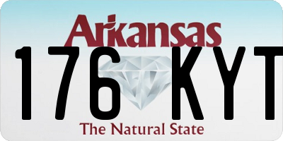 AR license plate 176KYT