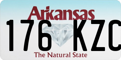 AR license plate 176KZC