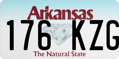 AR license plate 176KZG