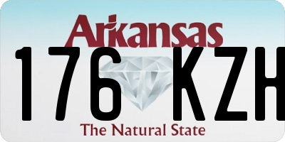 AR license plate 176KZH