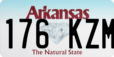 AR license plate 176KZM