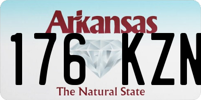 AR license plate 176KZN