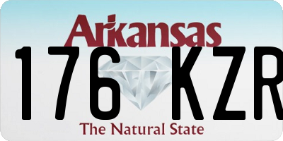 AR license plate 176KZR