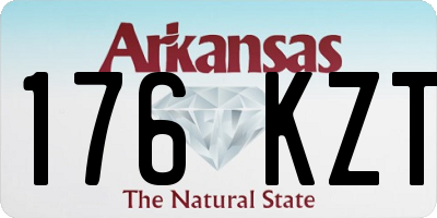 AR license plate 176KZT