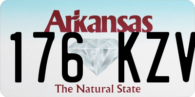 AR license plate 176KZV