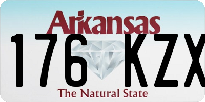 AR license plate 176KZX