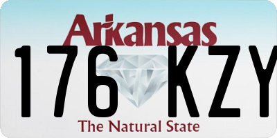 AR license plate 176KZY