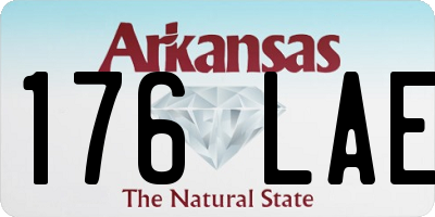 AR license plate 176LAE