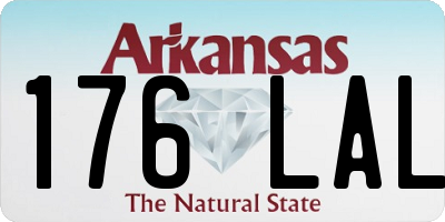 AR license plate 176LAL