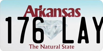 AR license plate 176LAY