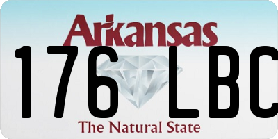 AR license plate 176LBC
