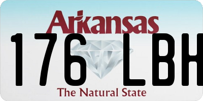 AR license plate 176LBH