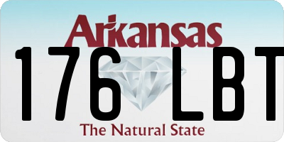 AR license plate 176LBT