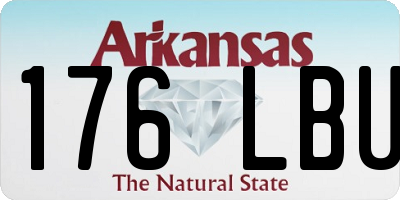 AR license plate 176LBU