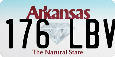 AR license plate 176LBV