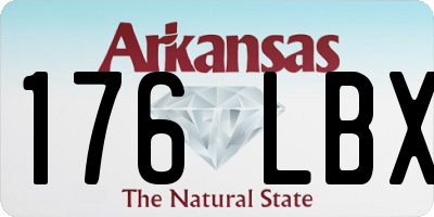 AR license plate 176LBX