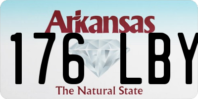 AR license plate 176LBY