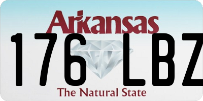 AR license plate 176LBZ