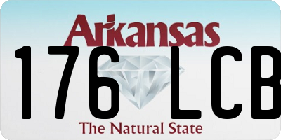 AR license plate 176LCB