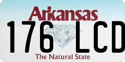 AR license plate 176LCD