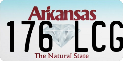 AR license plate 176LCG