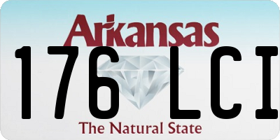AR license plate 176LCI