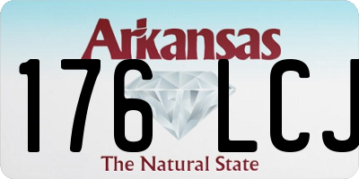 AR license plate 176LCJ